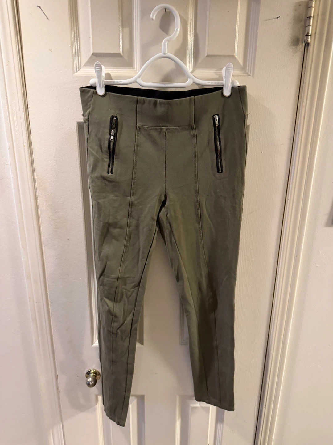 Patterned Pants with Zipper Accents - photo 4