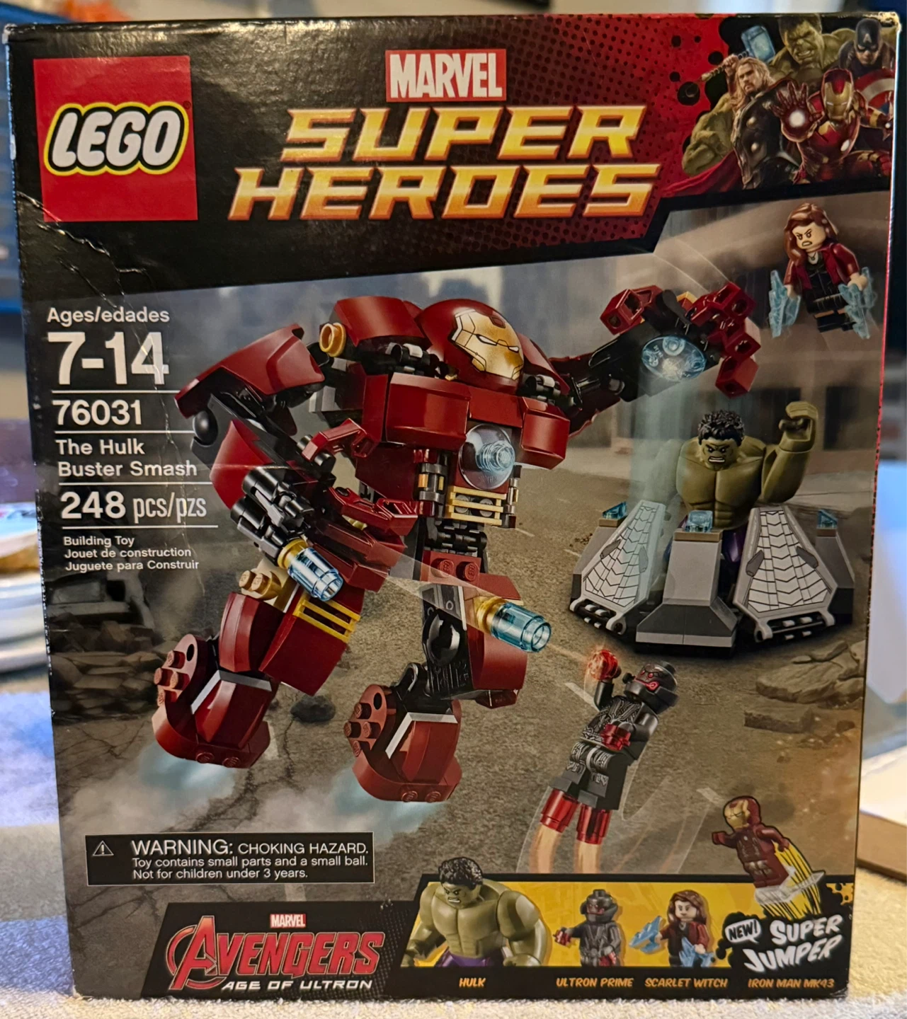 Used - LEGO 76031 The Hulk Buster Smash - Fully complete