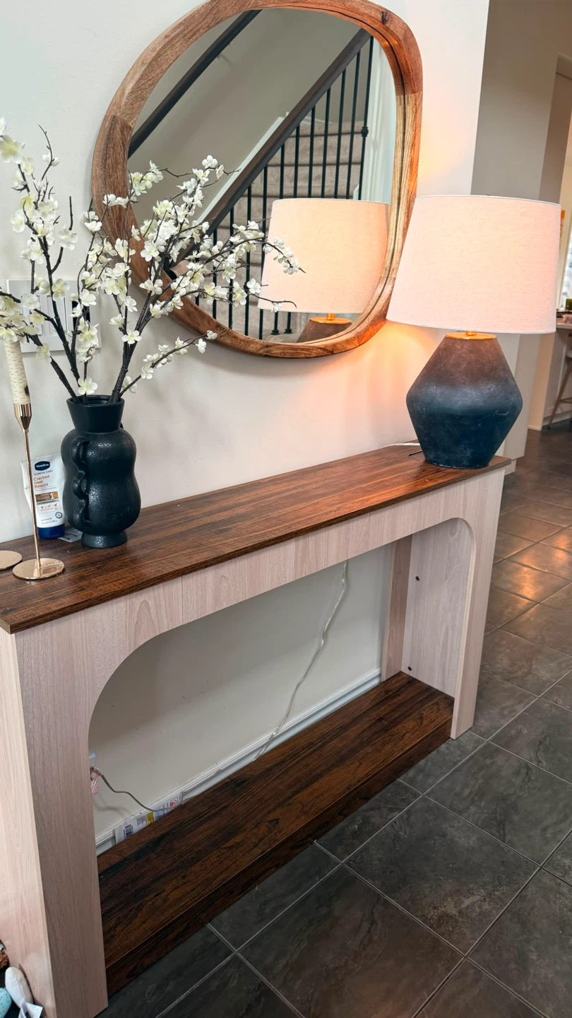 Console Table with Lower Shelf