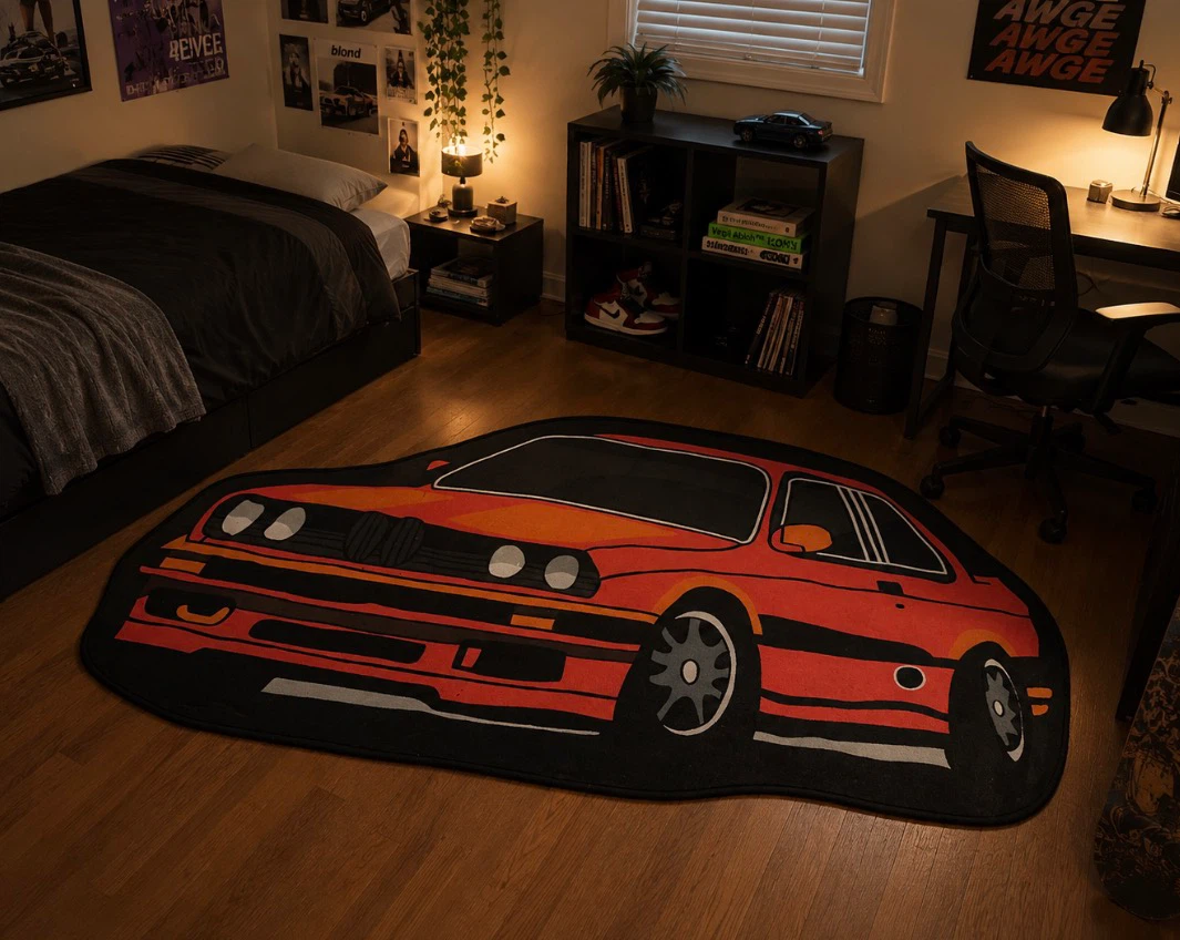 Car Shaped Area Rug