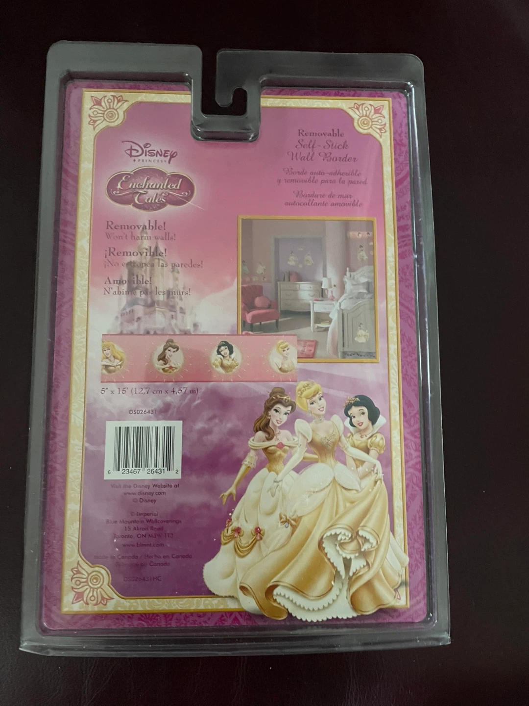 Disney Princess Enchanted Tales Removable Wall Border