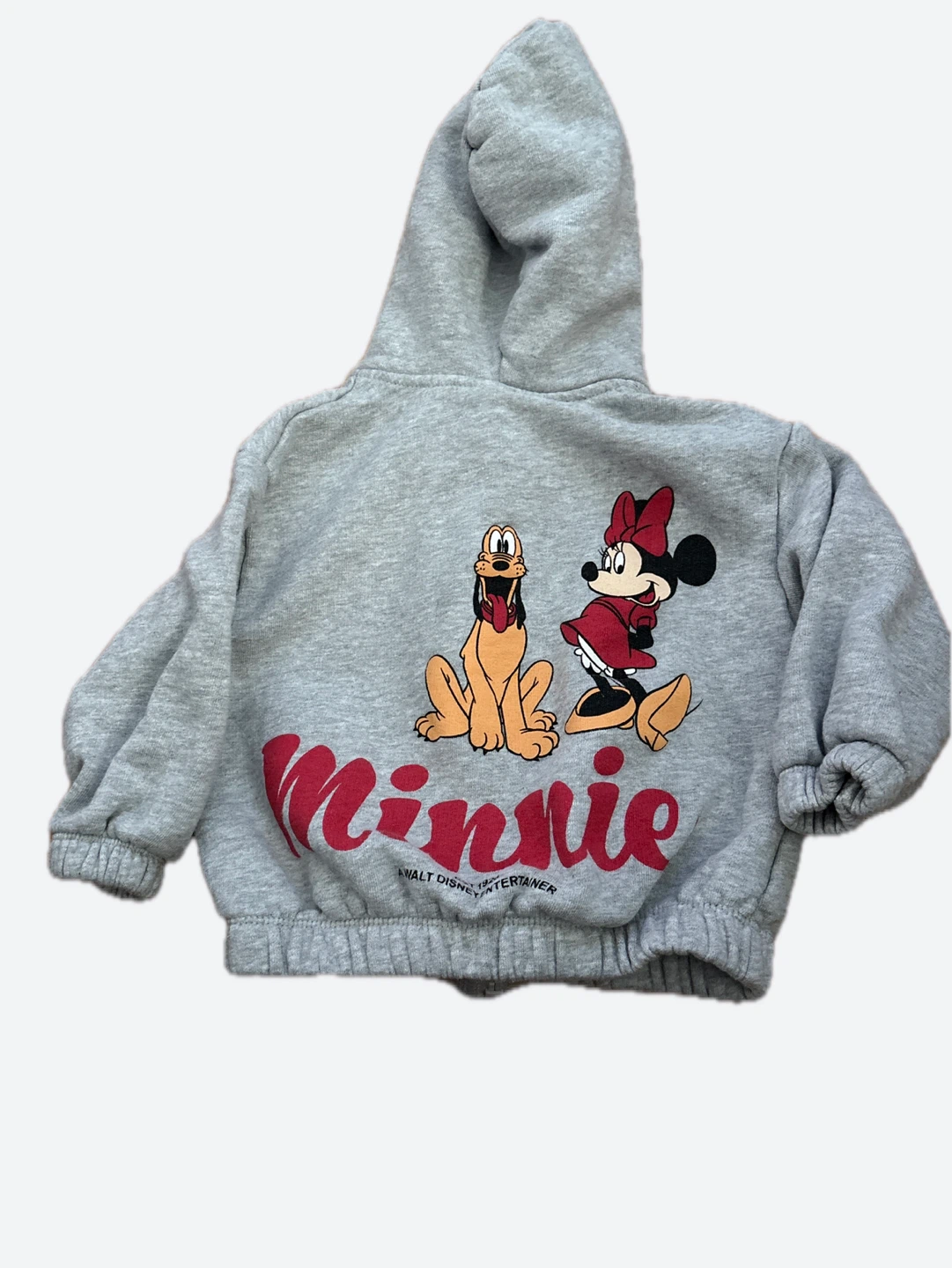 Grey Minnie Mouse Zip-Up Hoodie - photo 2