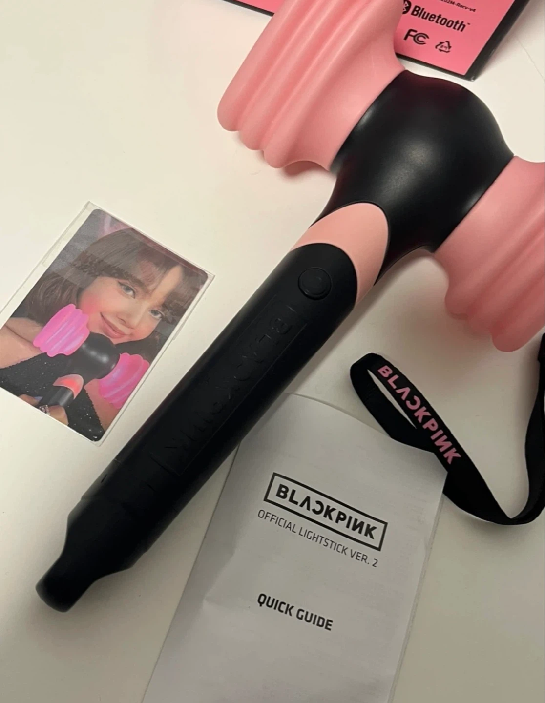 [OFFICIAL] BLACKPINK Light Stick Ver.2+SEALED Weverse Photocards