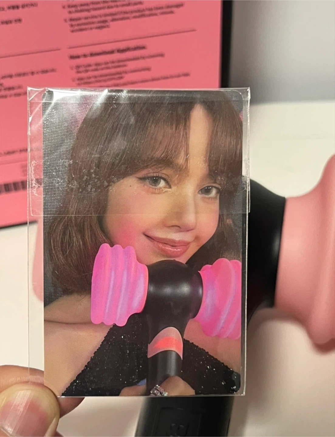 [OFFICIAL] BLACKPINK Light Stick Ver.2+SEALED Weverse Photocards - photo 4