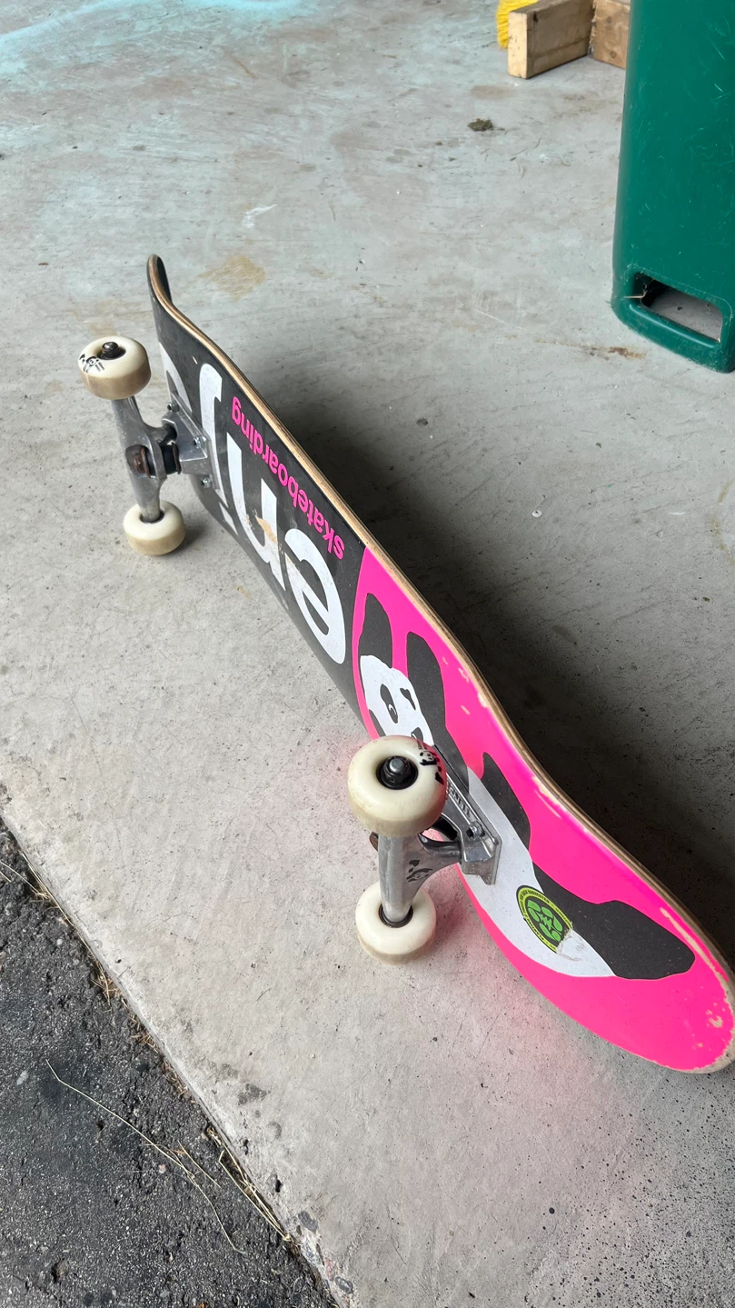 Enjoi Skateboarding Skateboard with Panda Graphic - photo 2