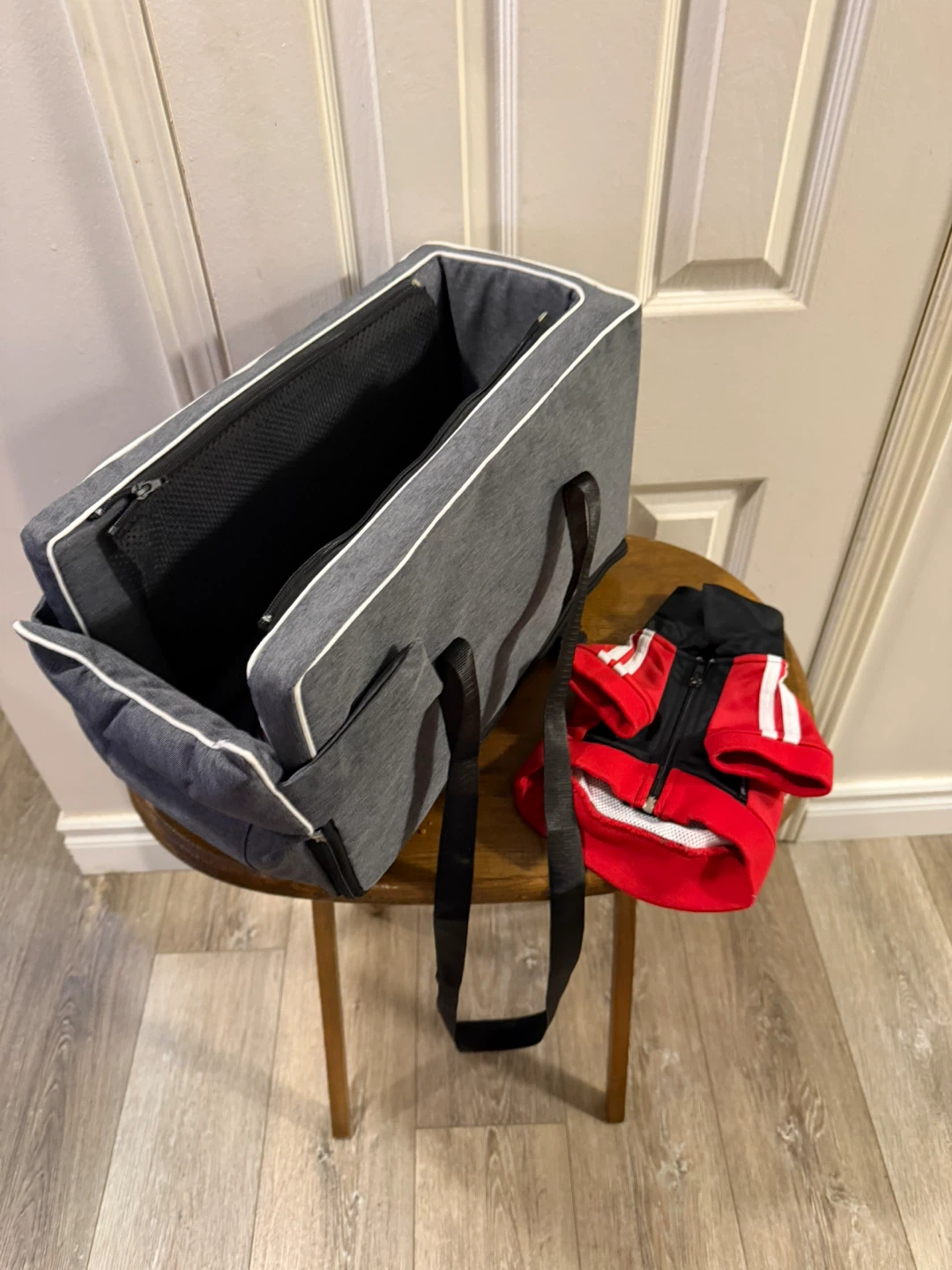 Pet Carrier Bag and Dog Jacket