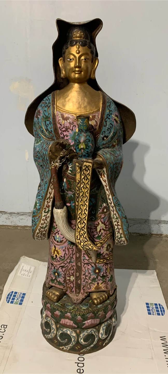 Cloisonné Statue