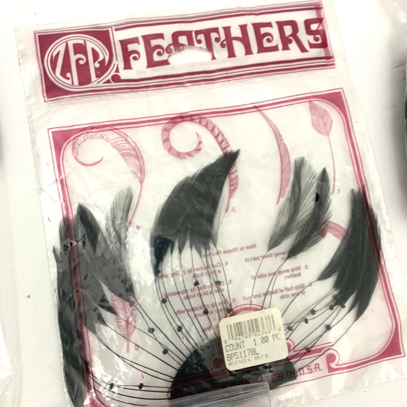 Craft Feathers White Black Feathers Arts Crafts DIY Bulk Lot - photo 3