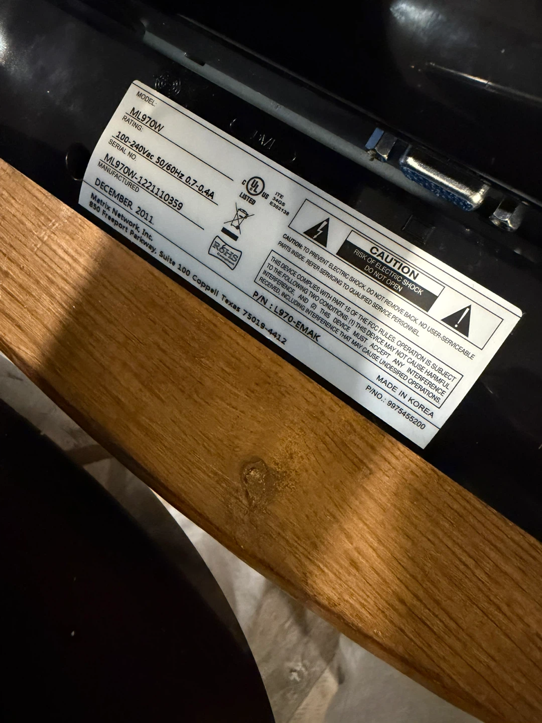 ML970W Monitor - photo 4