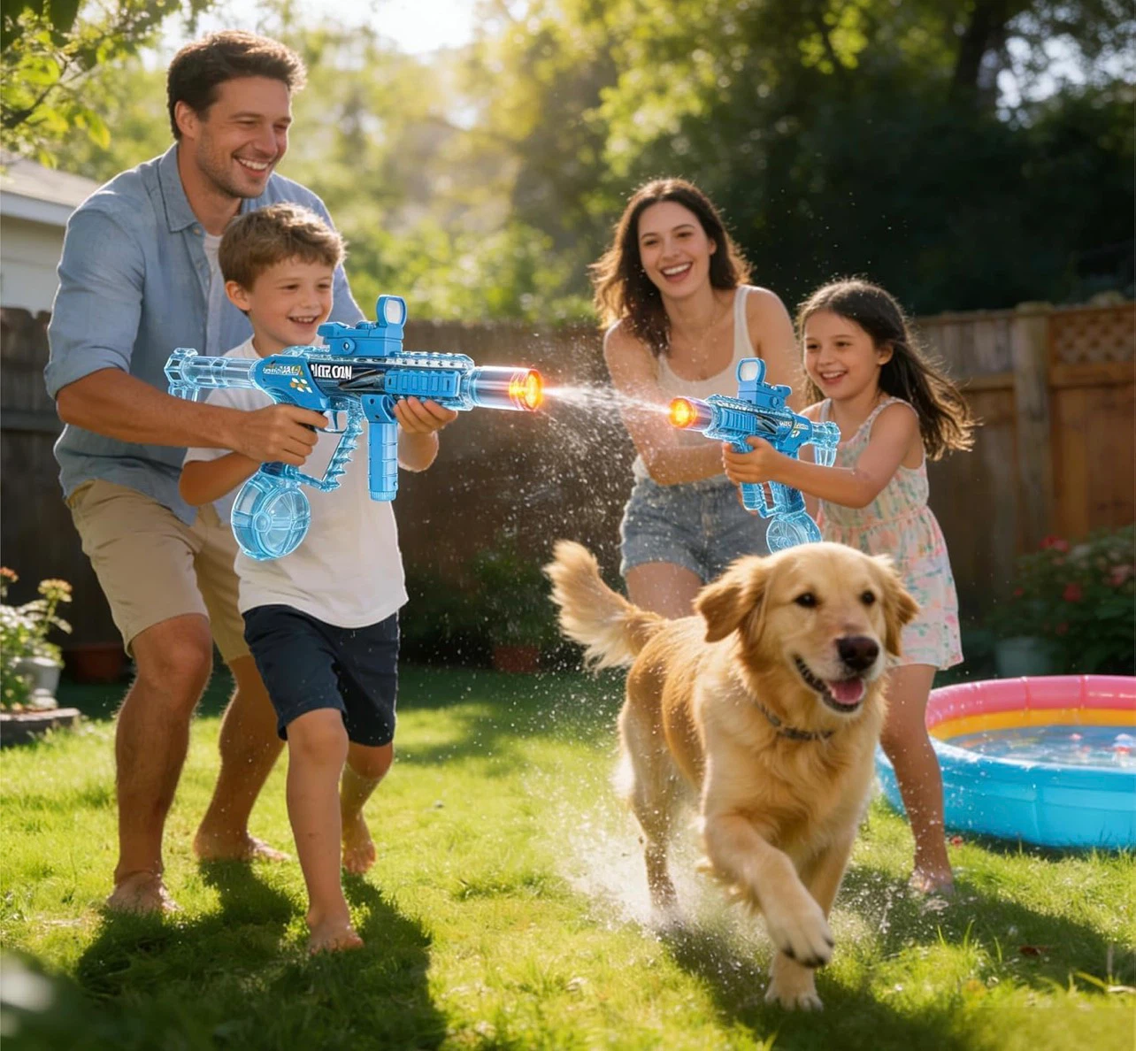 Beat Burst Snow Castle Electric Water Gun（black） - photo 2