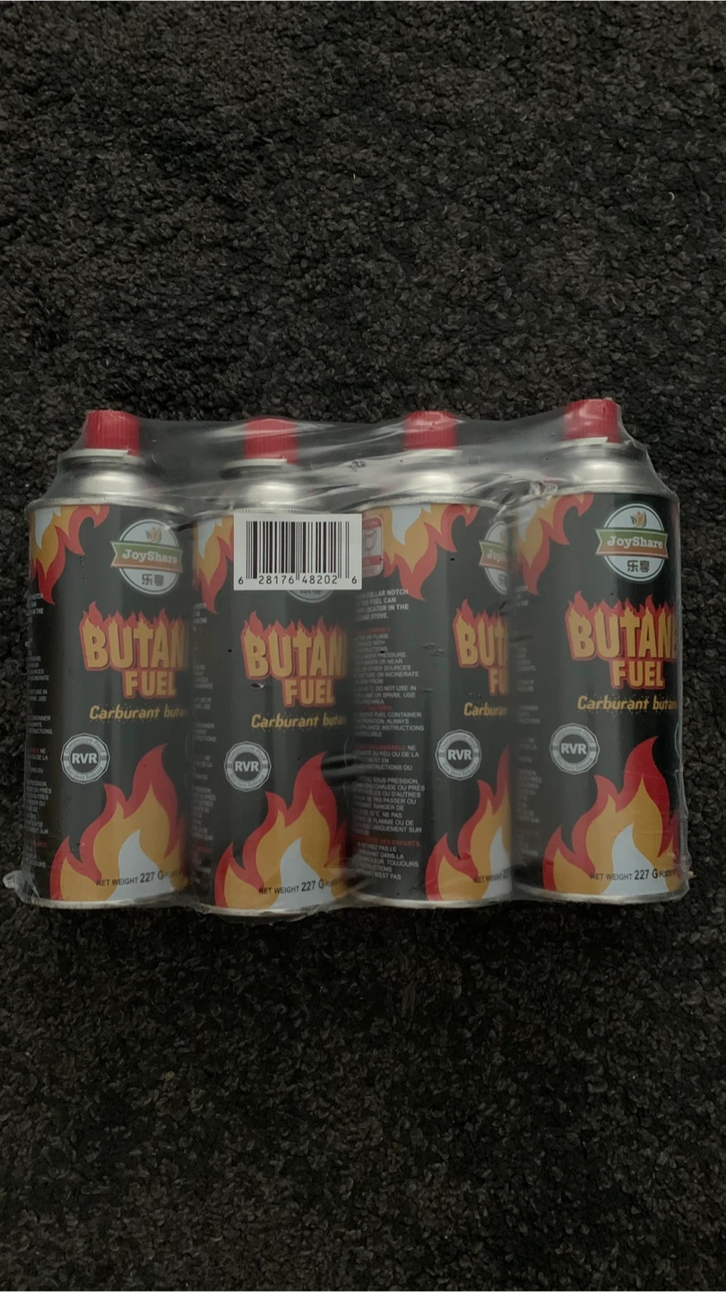 JoyShare Butane Fuel Canisters (4 Pack)