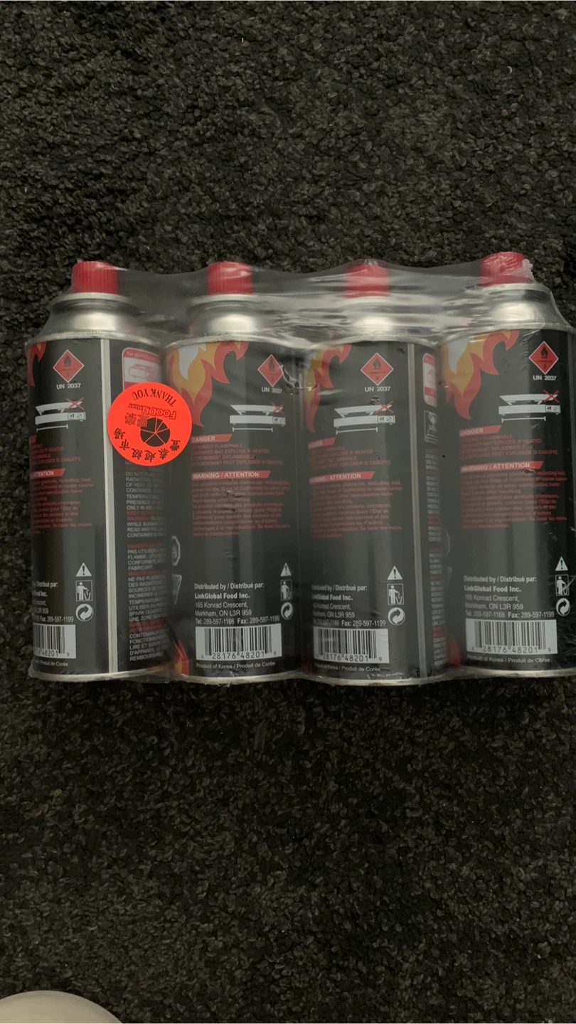 JoyShare Butane Fuel Canisters (4 Pack) - photo 2