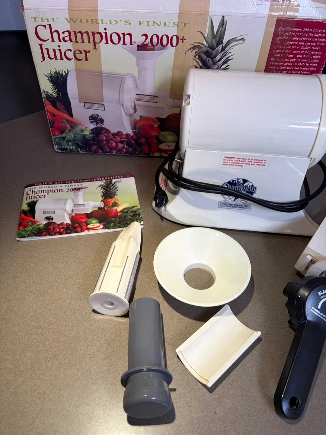 Champion juicer - Nut Butter Machine - photo 2