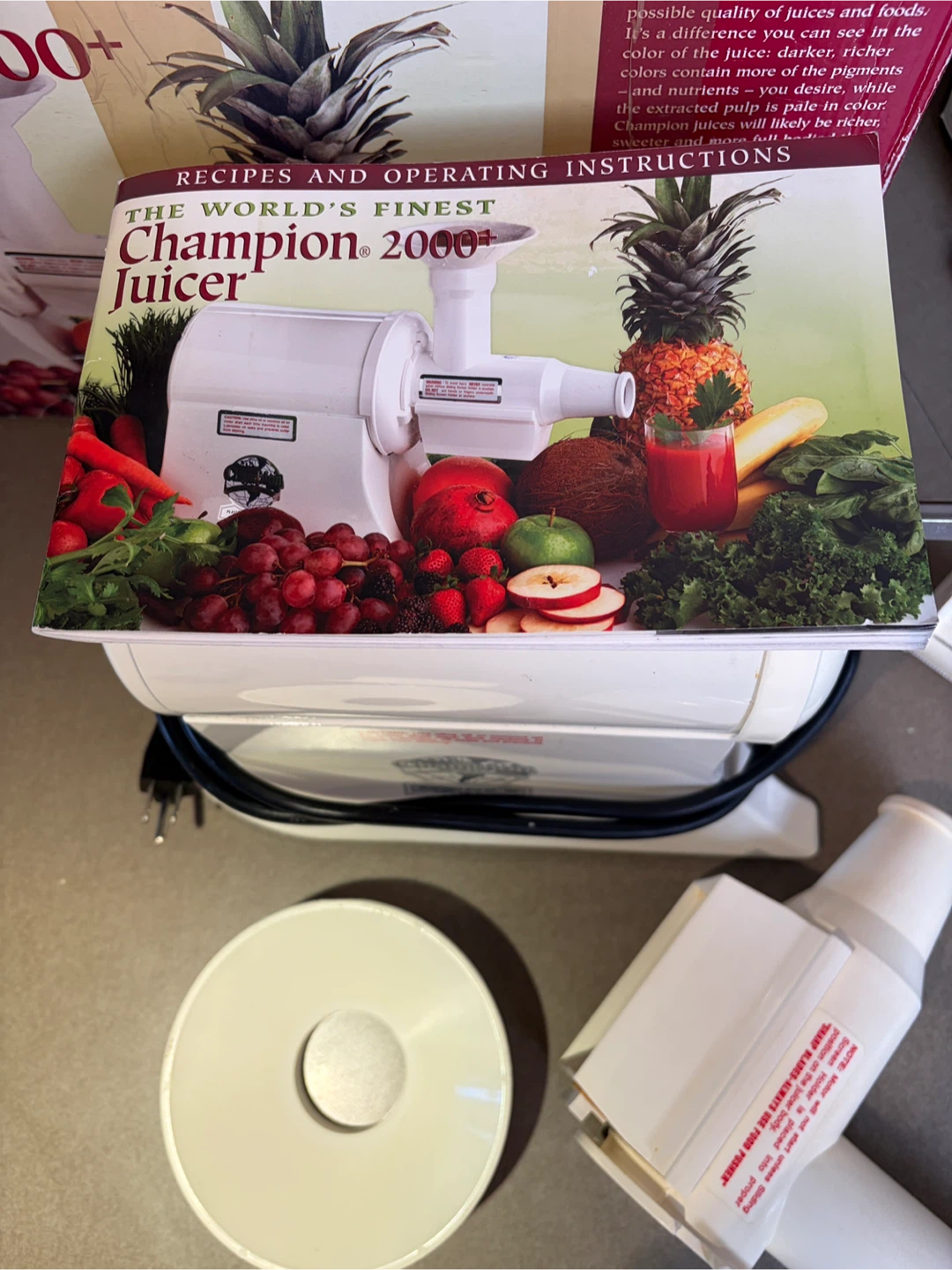 Champion juicer - Nut Butter Machine - photo 4