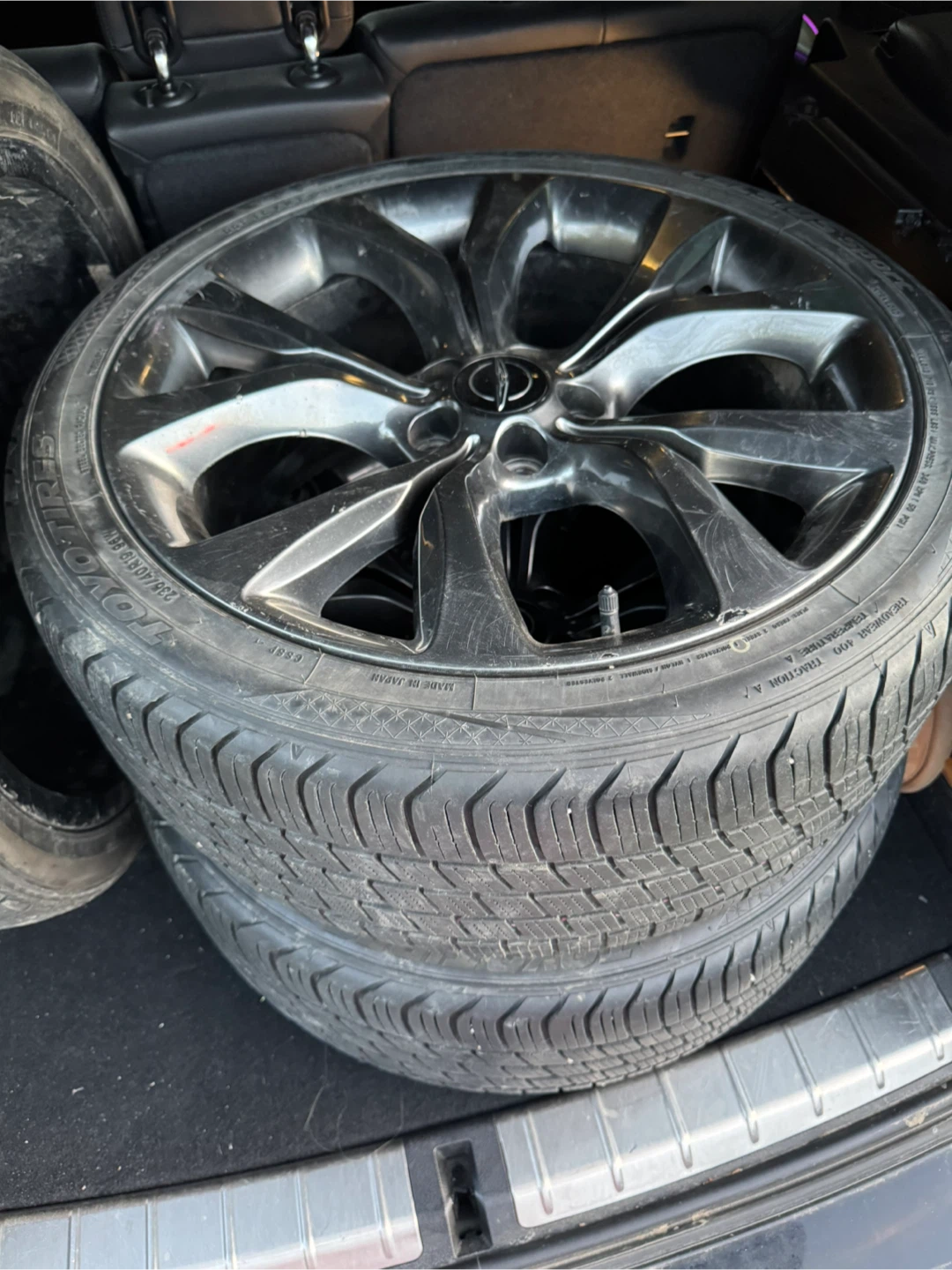 3 Tires with the rims