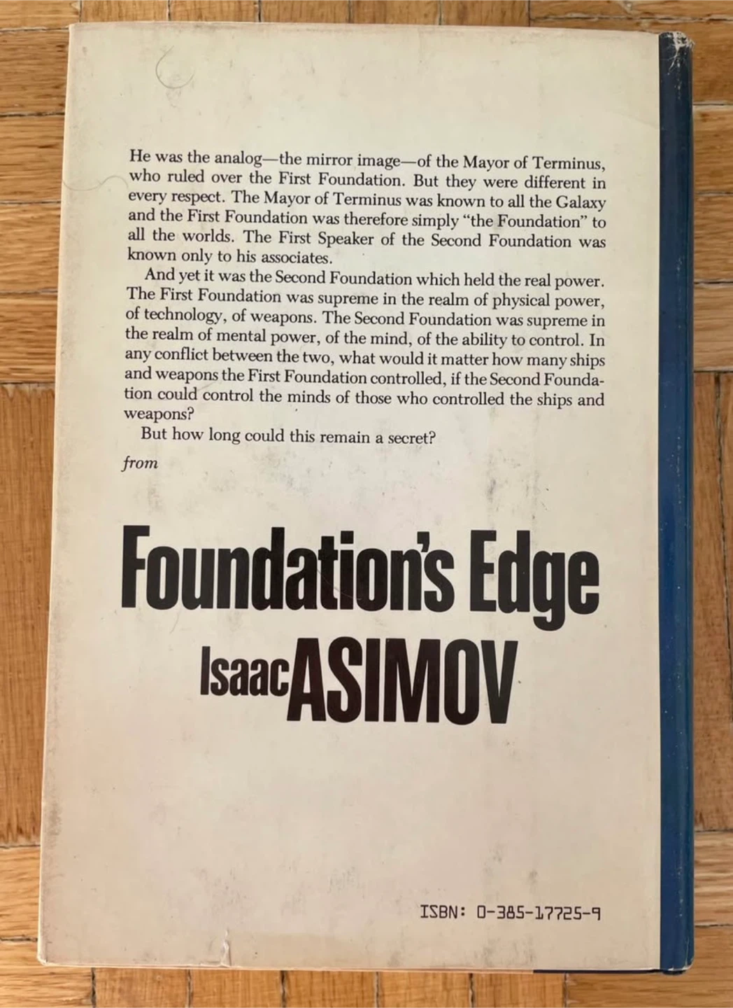 Vintage Isaac Asimov Foundation’s Edge Hardcover 1982 - photo 3