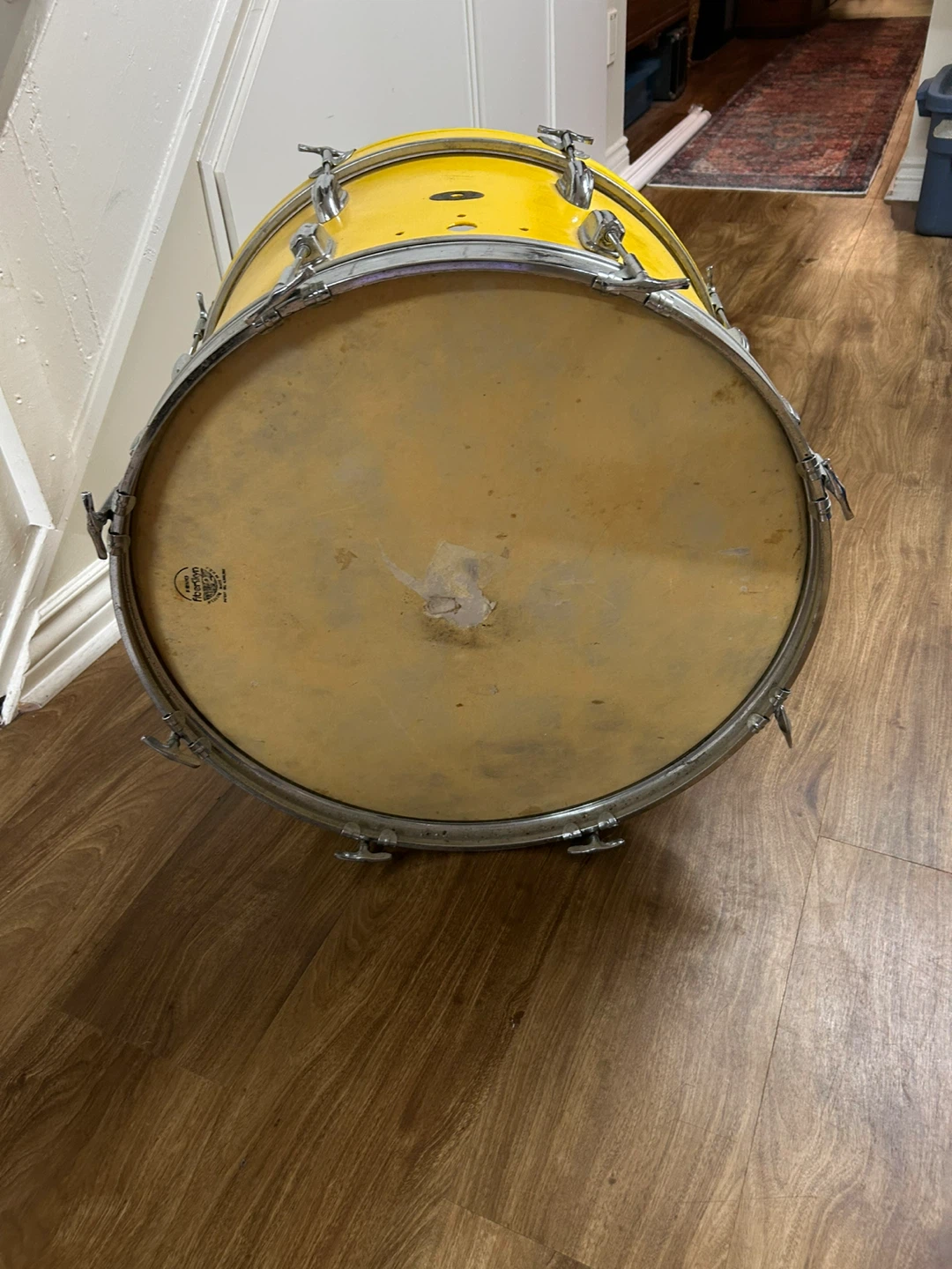 Bass and snare drums