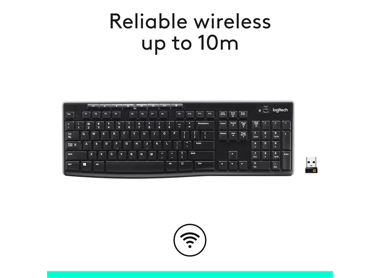 Logitech Wireless Keyboard with Number Pad - photo 4