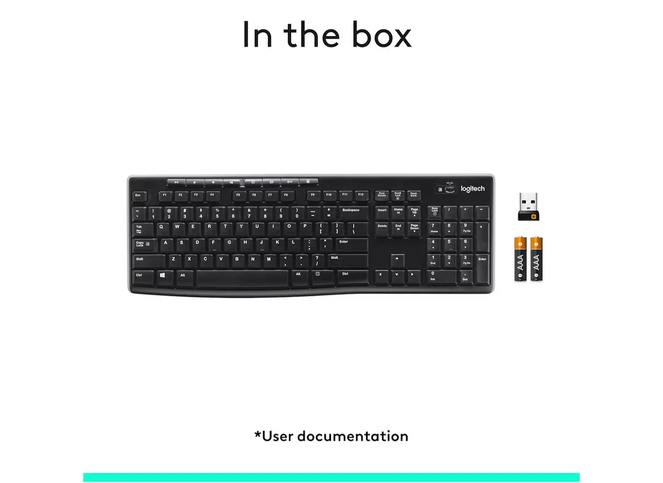 Logitech Wireless Keyboard with Number Pad - photo 5