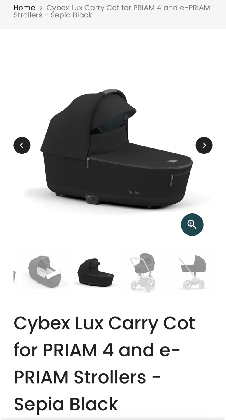 Cybex Priam 4 Matte Black w/ Mirage Grey - photo 5