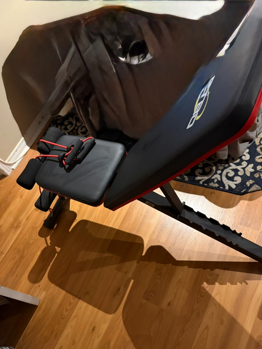 STBD Adjustable Weight Bench with Resistance Bands - photo 3