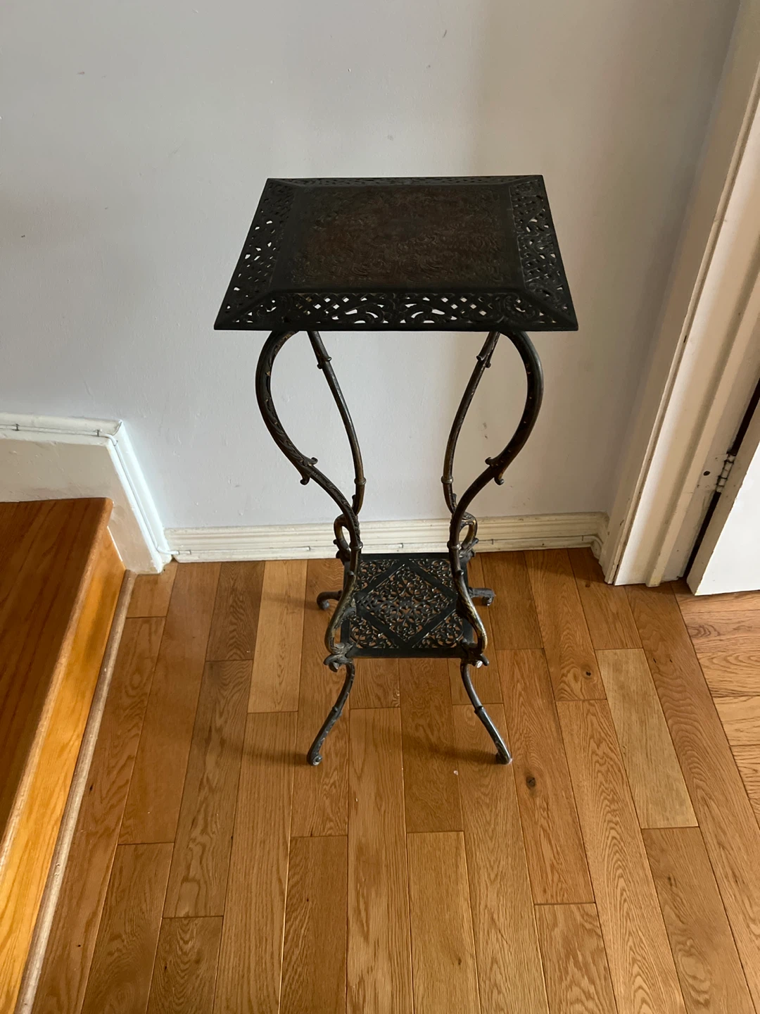 Ornate Metal Plant Stand