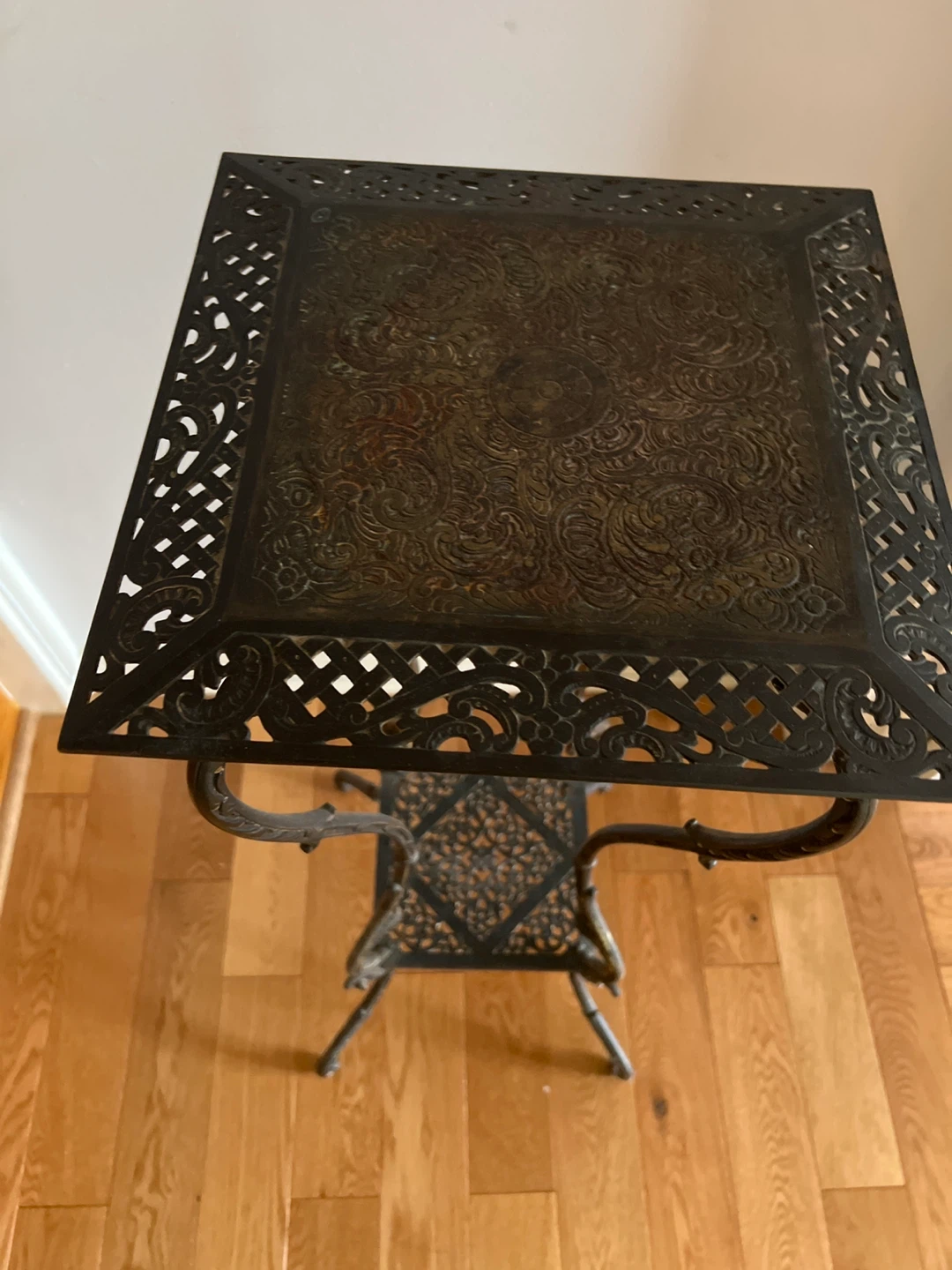 Ornate Metal Plant Stand - photo 2