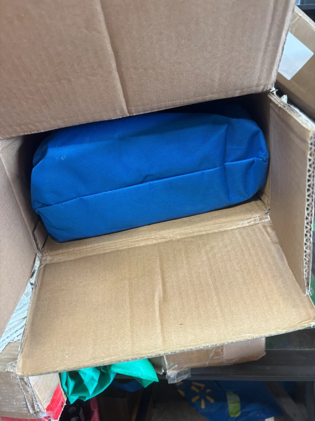 Blue Double Camping Chair with Umbrella - photo 5
