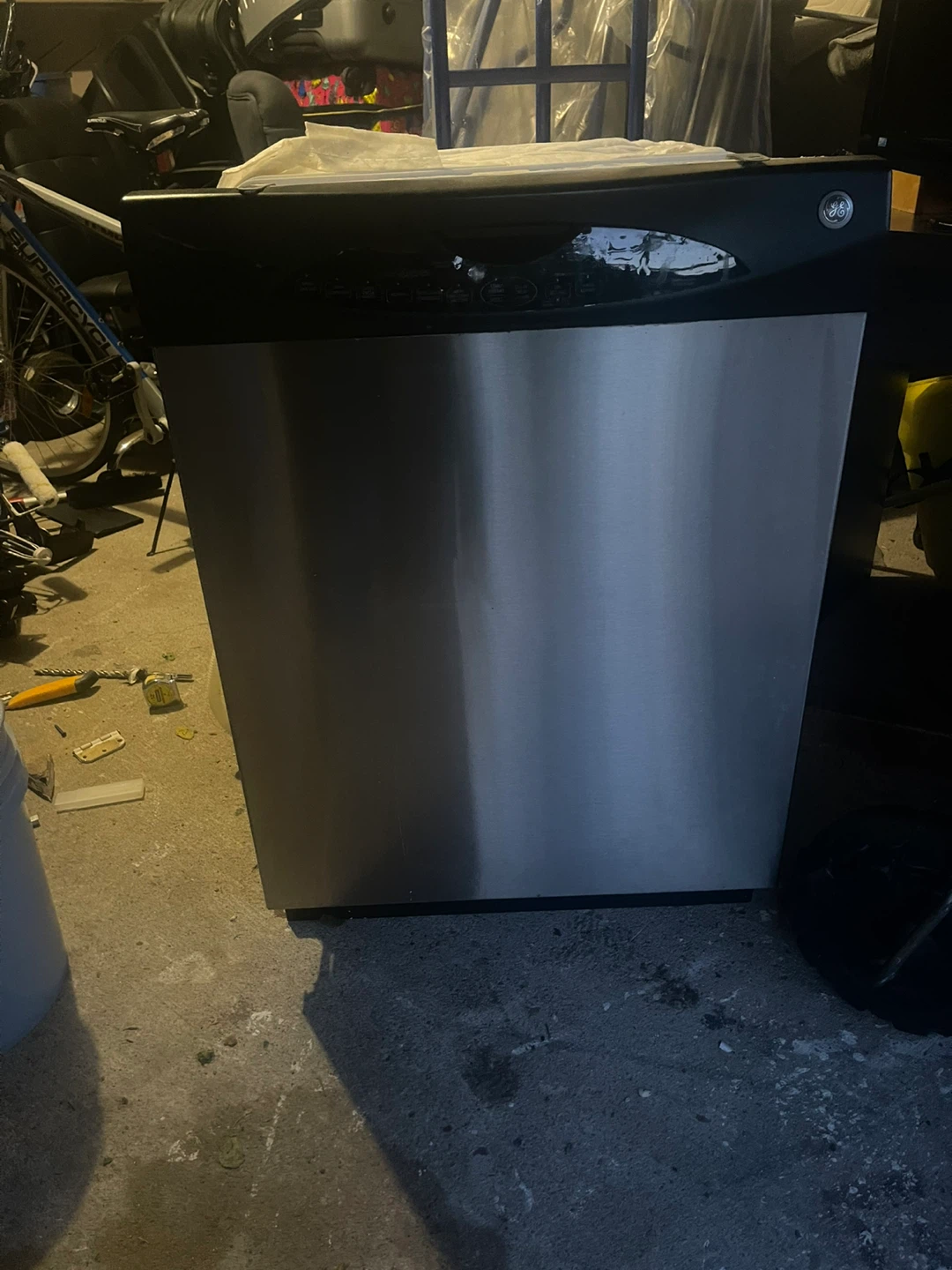 GE Dishwasher Stainless Steel Front