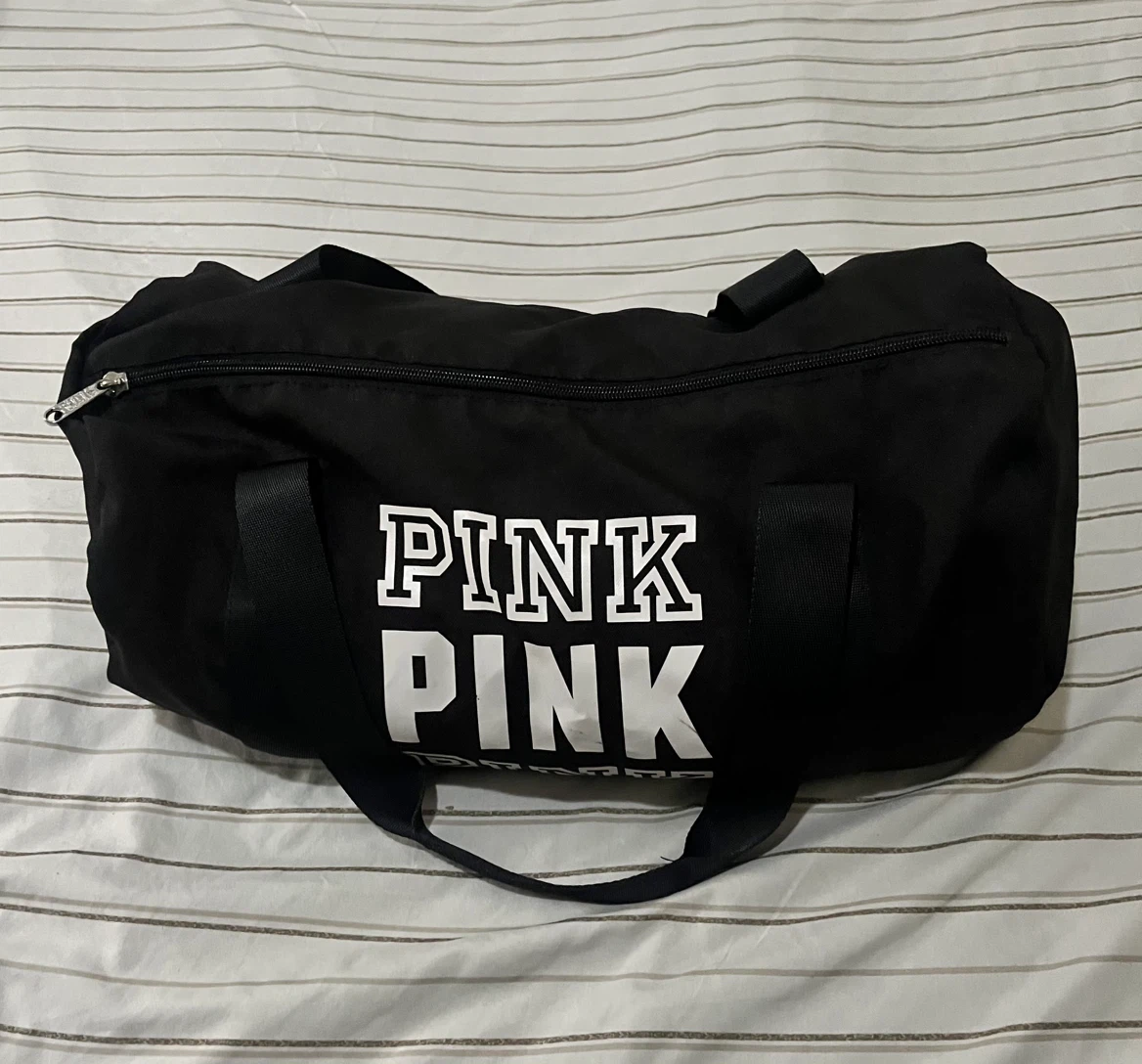Victoria's Secret PINK Black Duffle Bag