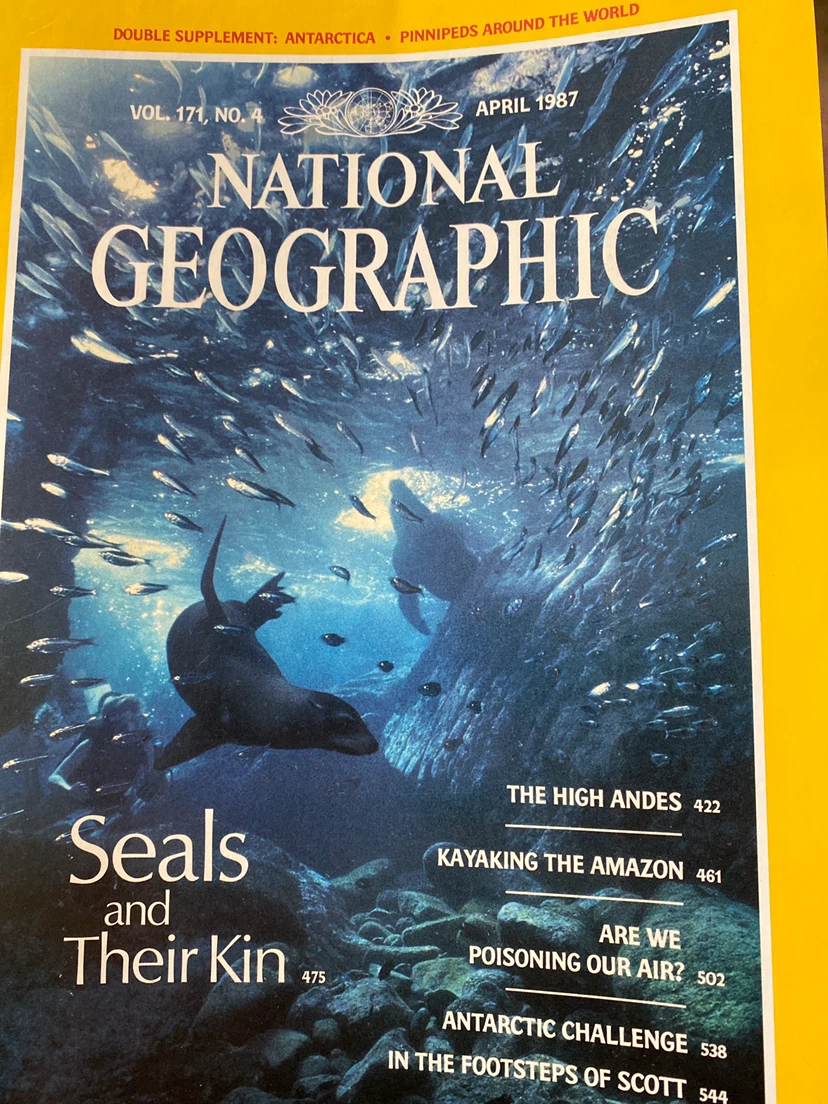 National Geographic Magazines - February to June 1987