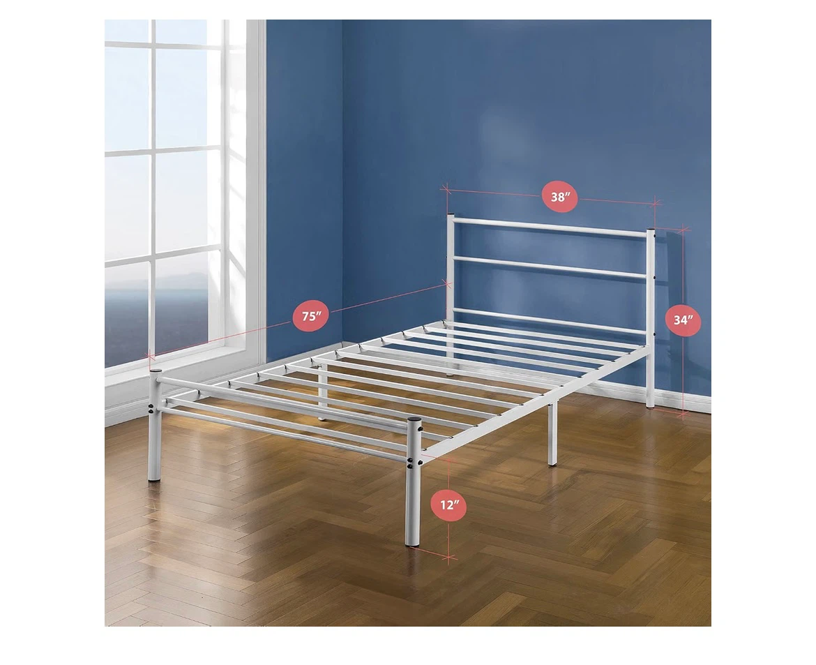 Twin Bed Frame/Matress/Topper/Sheets