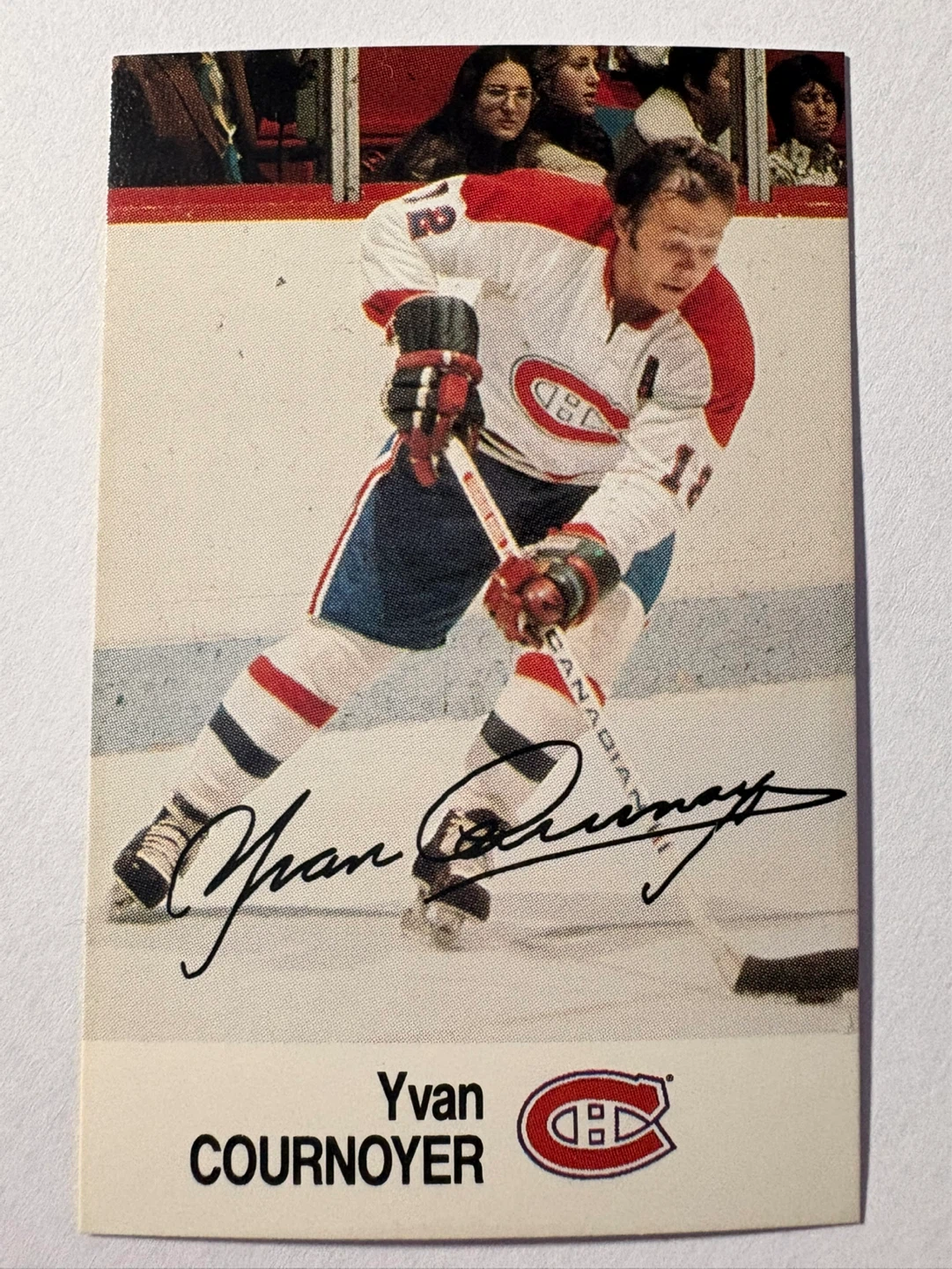 Yvan Cournoyer Esso NHL All-Star Collection Hockey Card