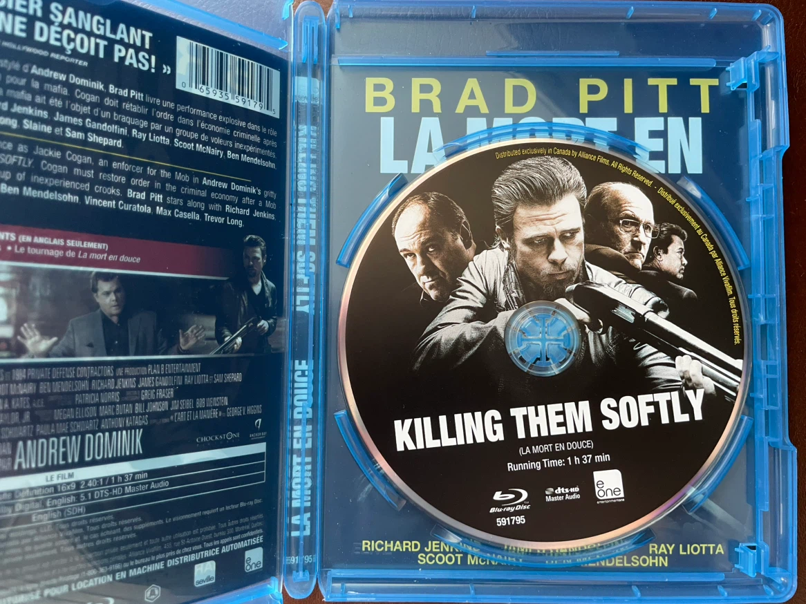 Killing Them Softly Blu Ray - photo 3