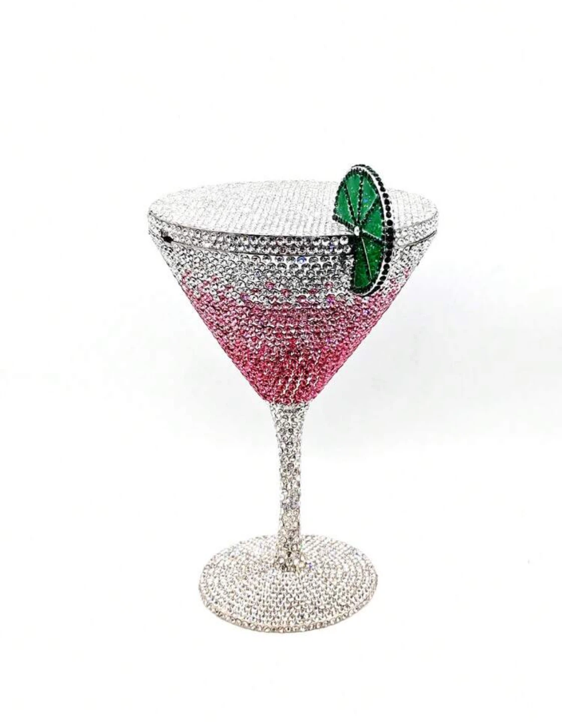 Crystal Martini Glass Clutch Bag - photo 2
