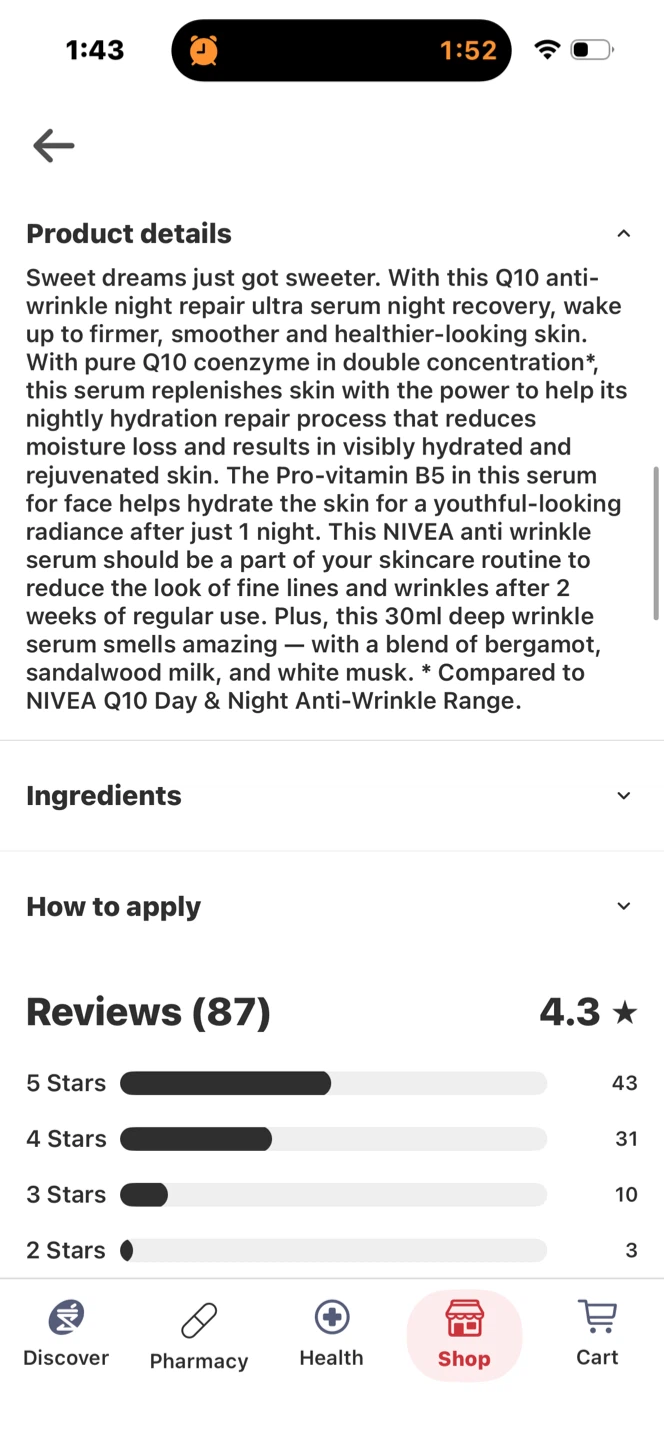 NEW Nivea Face Serum/Refiner - photo 2