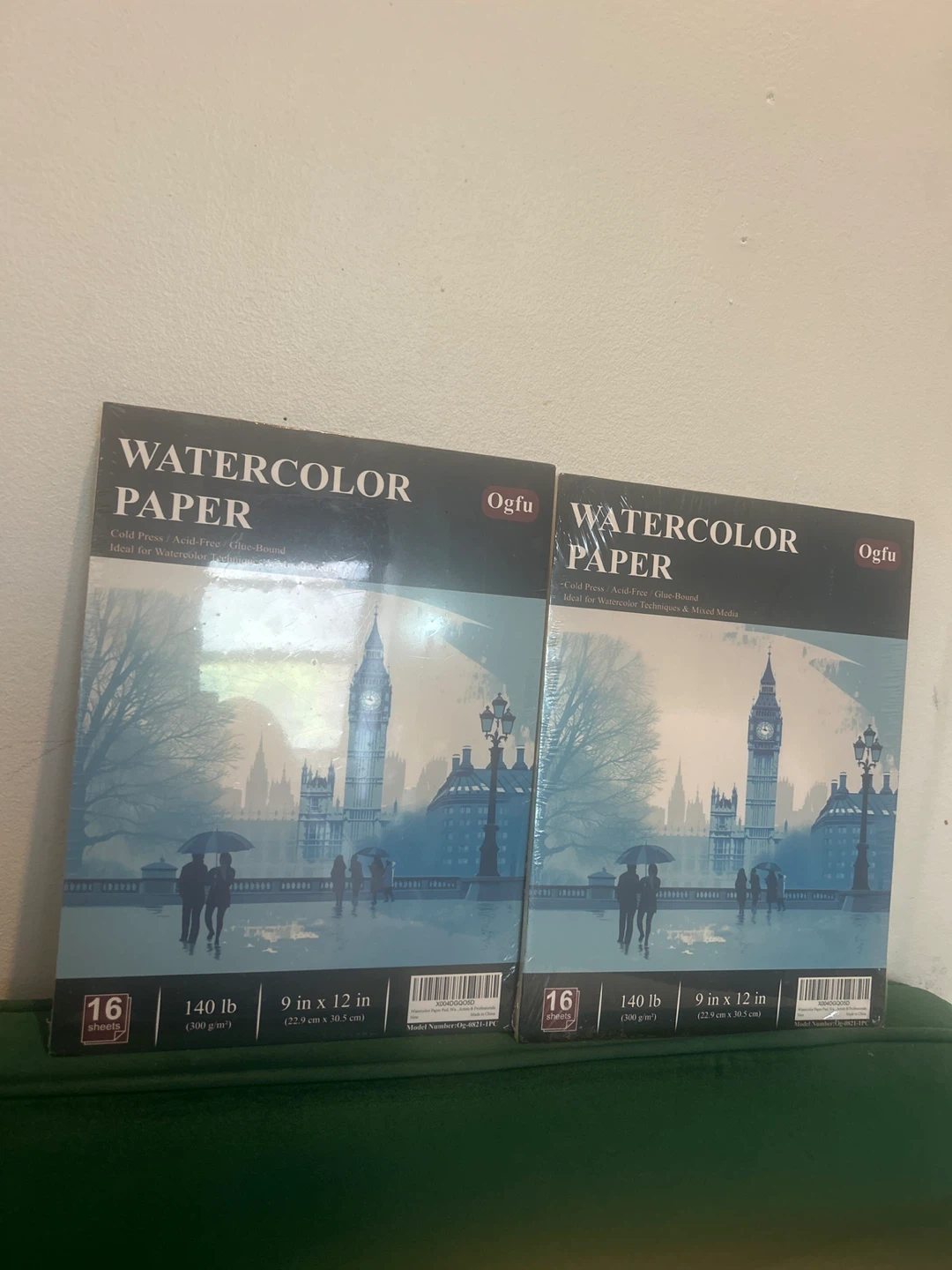 2 Ogfu watercolor paper pads