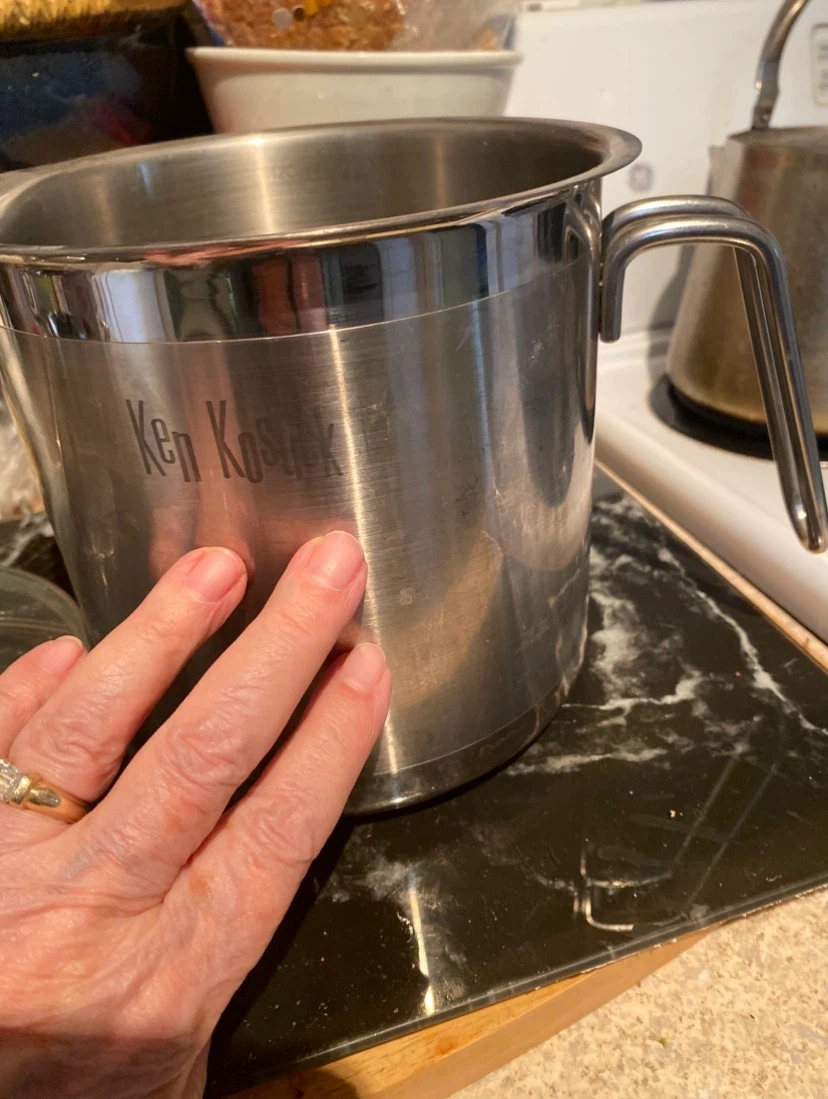 Ken Kostick Stainless Steel Pasta Pot with Lid