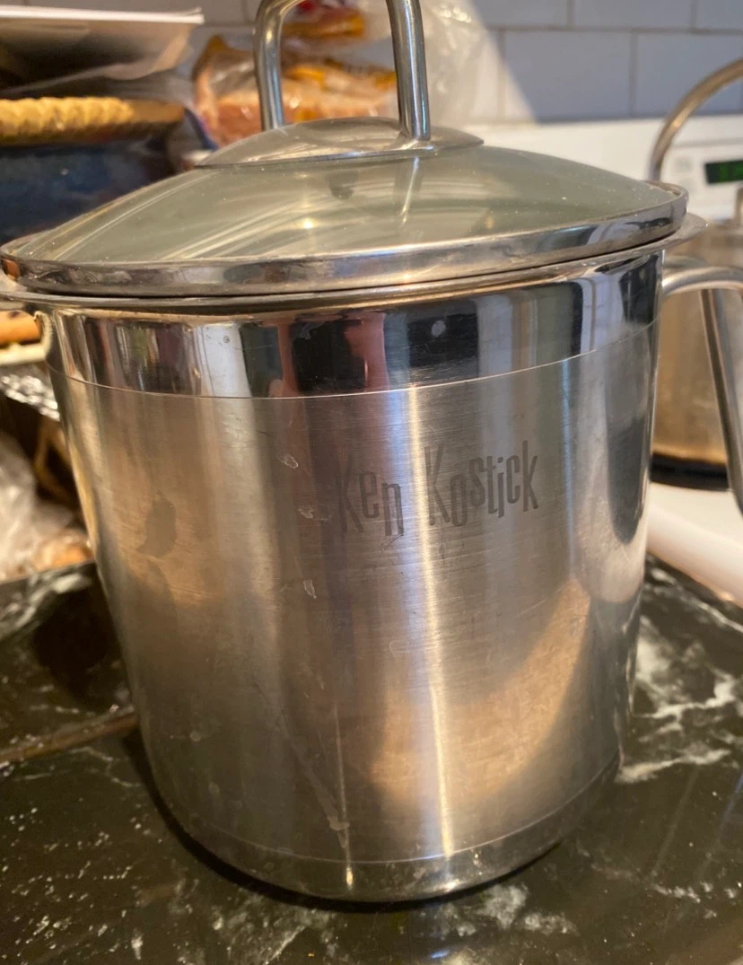 Ken Kostick Stainless Steel Pasta Pot with Lid - photo 2