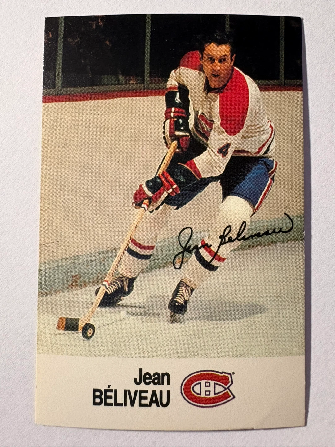 Jean Béliveau Esso NHL All-Star Hockey Card