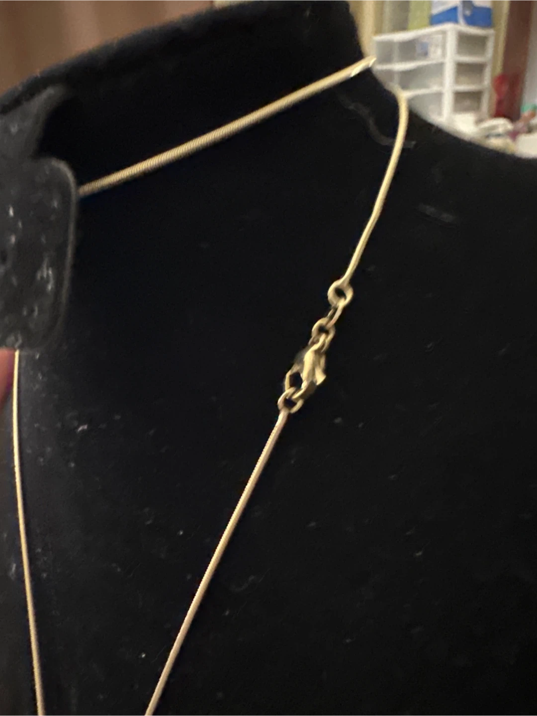 14k Gold laminated Scorpion Pendant Necklace with Crystals - photo 2