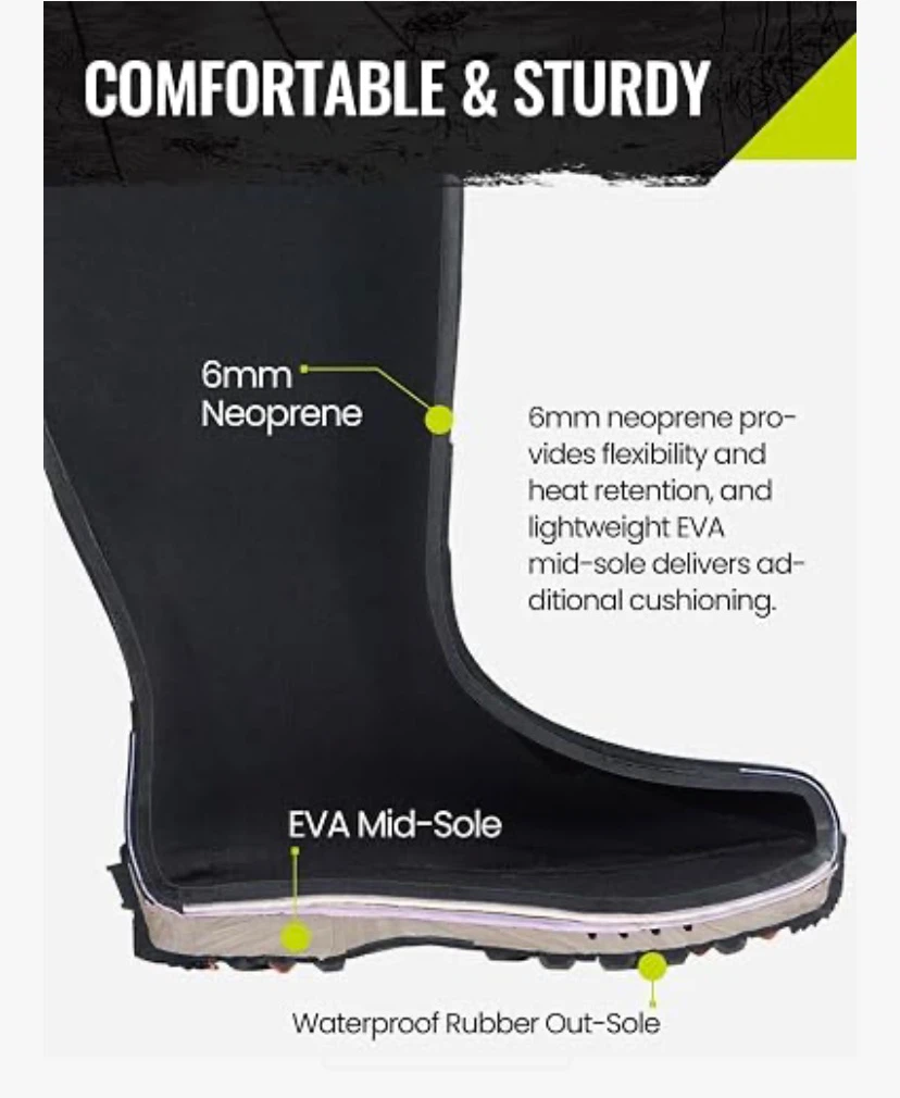 New TIDEWE Hunting Boot for Women, Insulated Waterproof Size 7 - photo 4