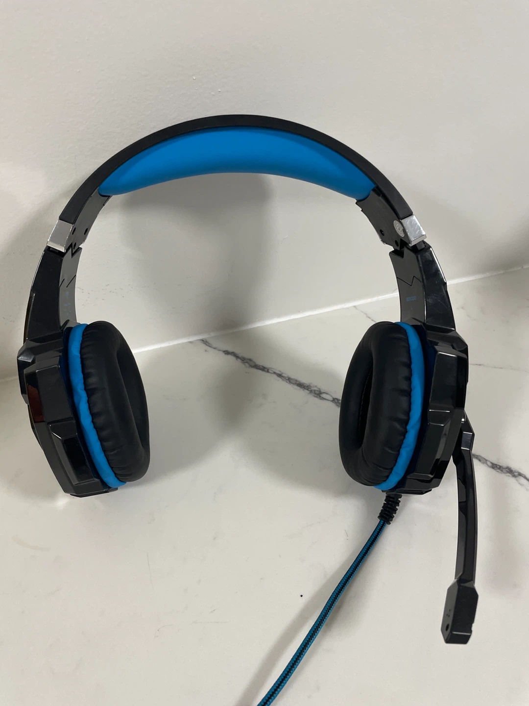 Gaming Headset with Microphone - Black and Blue - photo 5