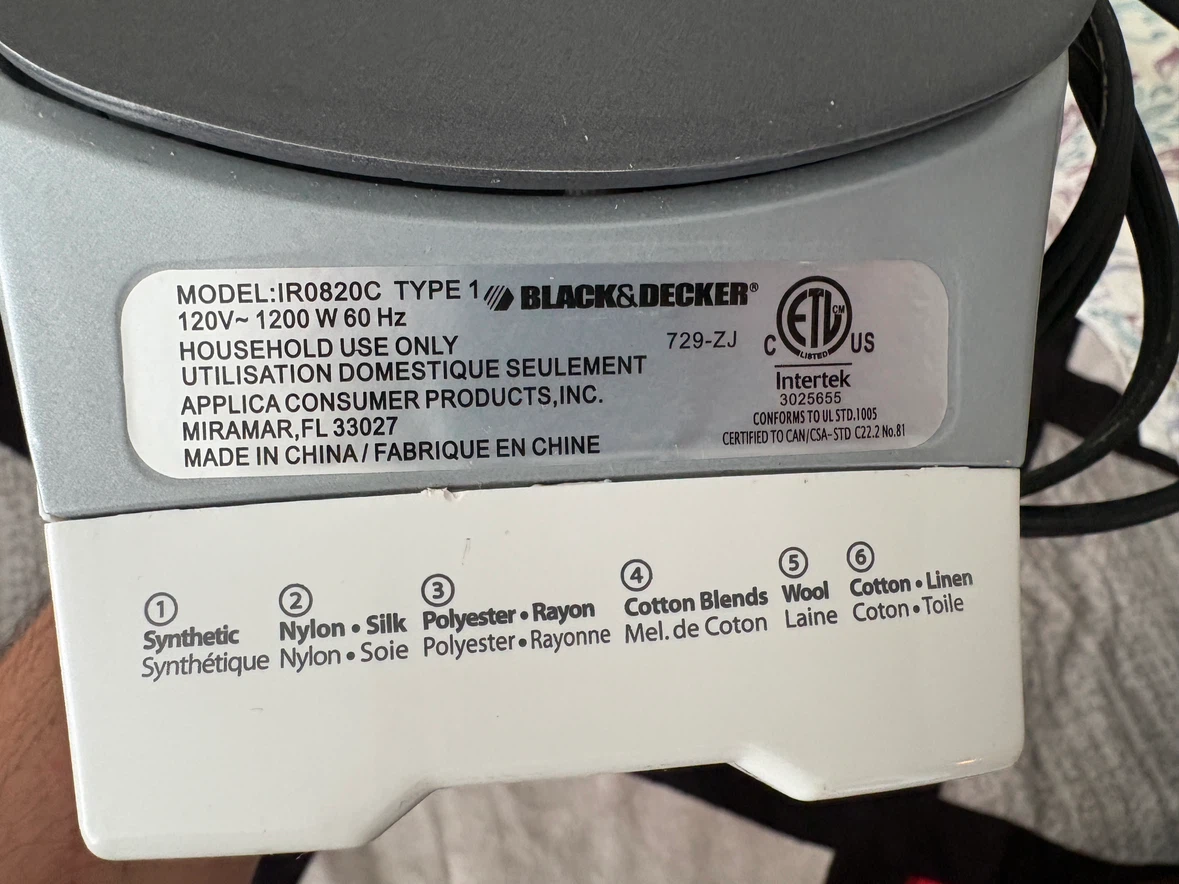 Black&Decker Iron - photo 3