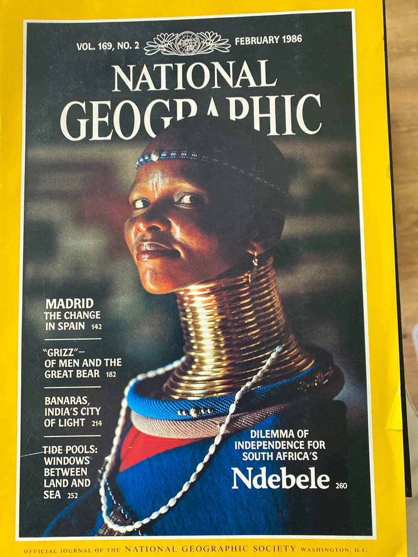 National Geographic Magazines - January to June 1986