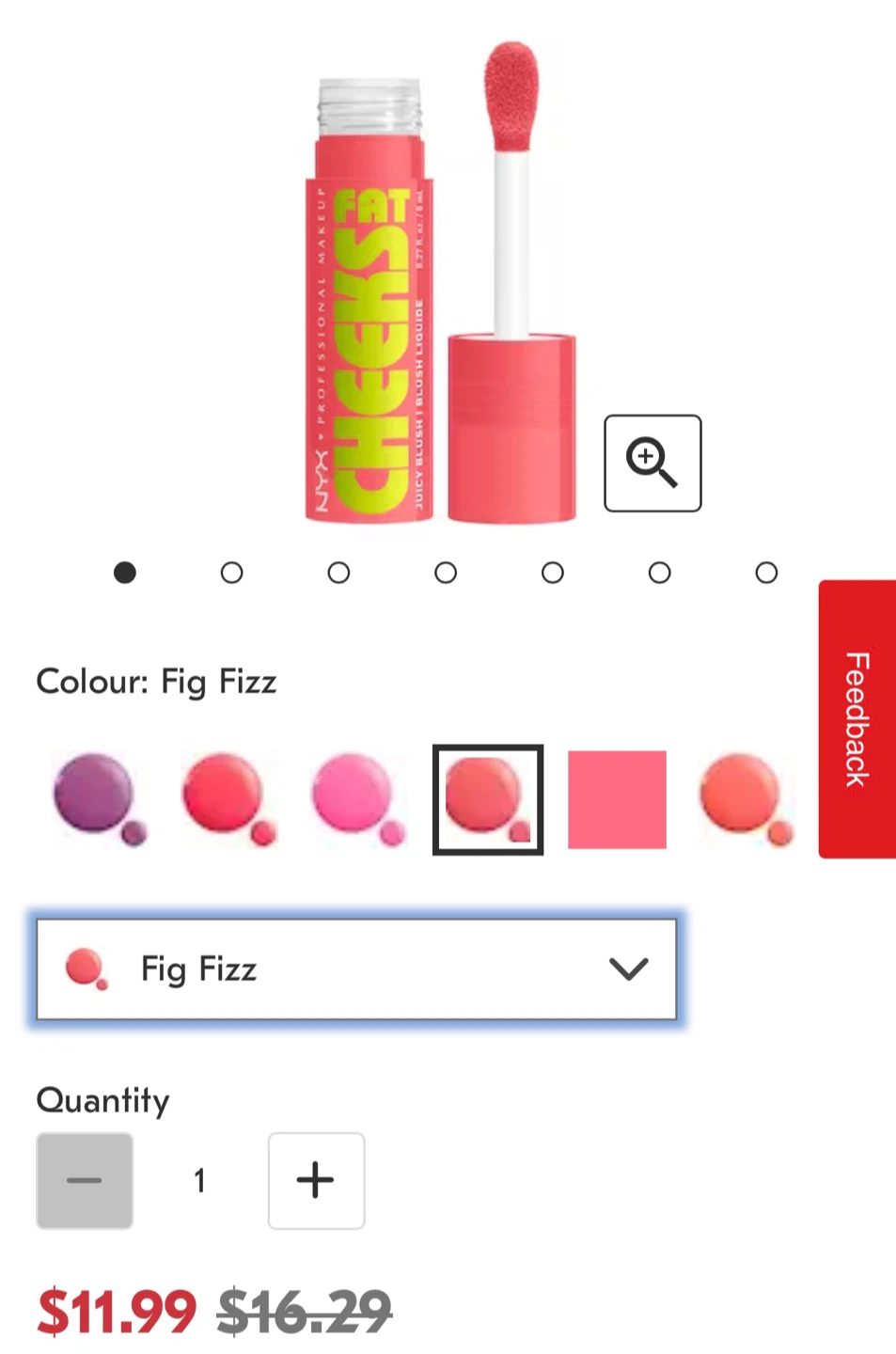 New NYX Fat Cheeks Liquid Blush - Fig Fizz - photo 4