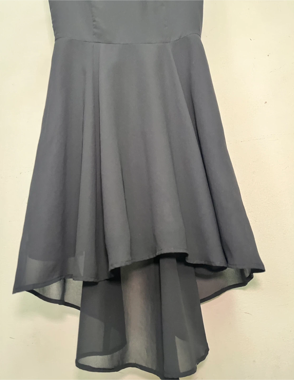 Black Sleeveless Dress with Embellished Collar - photo 5