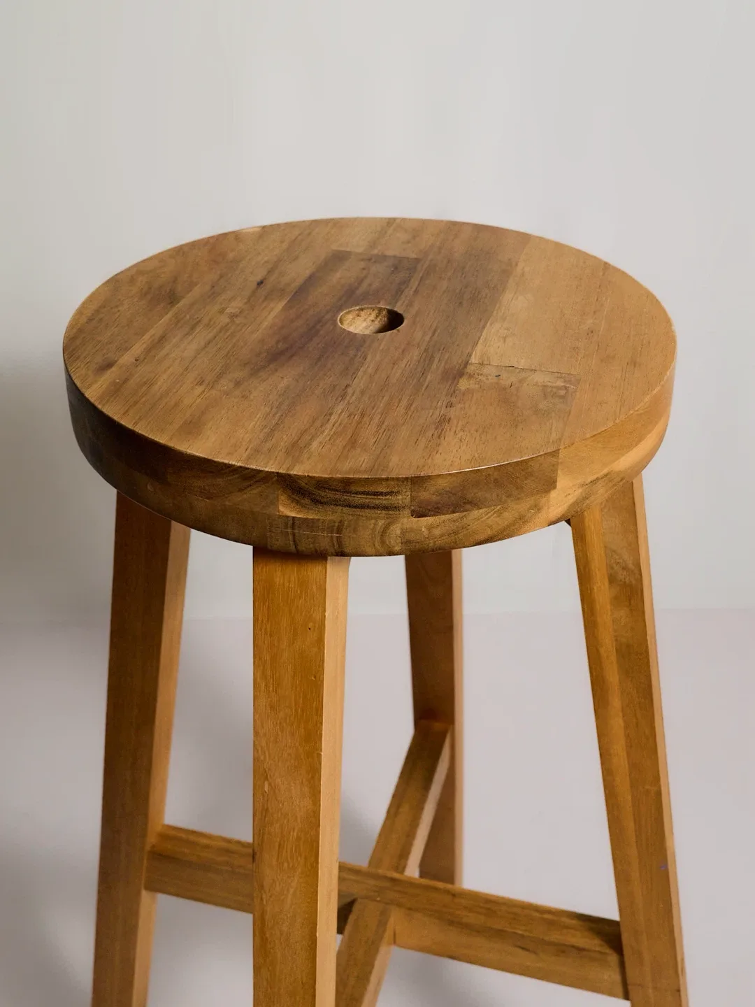 IKEA "Skogsta" Solid Acacia Wood Bar Stool - photo 3