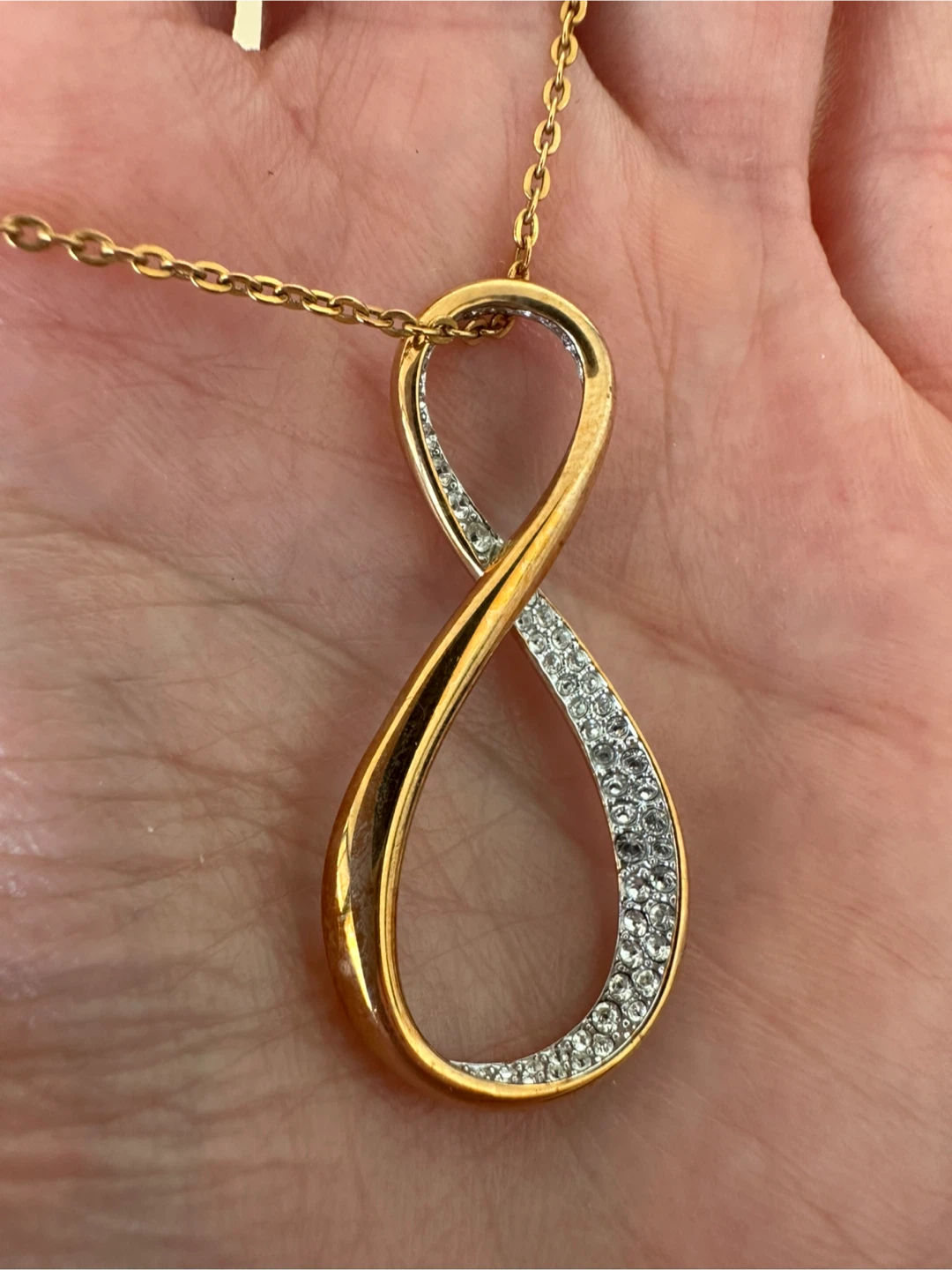 Swarovski Infinity Necklace and Earrings Set - photo 3