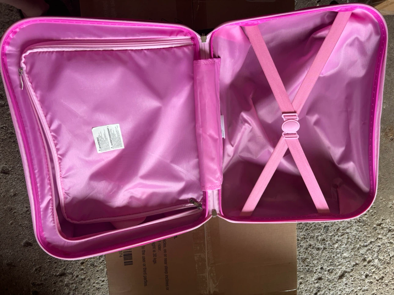 Kids Pink Unicorn Carry-On Luggage and Backpack Set - photo 3
